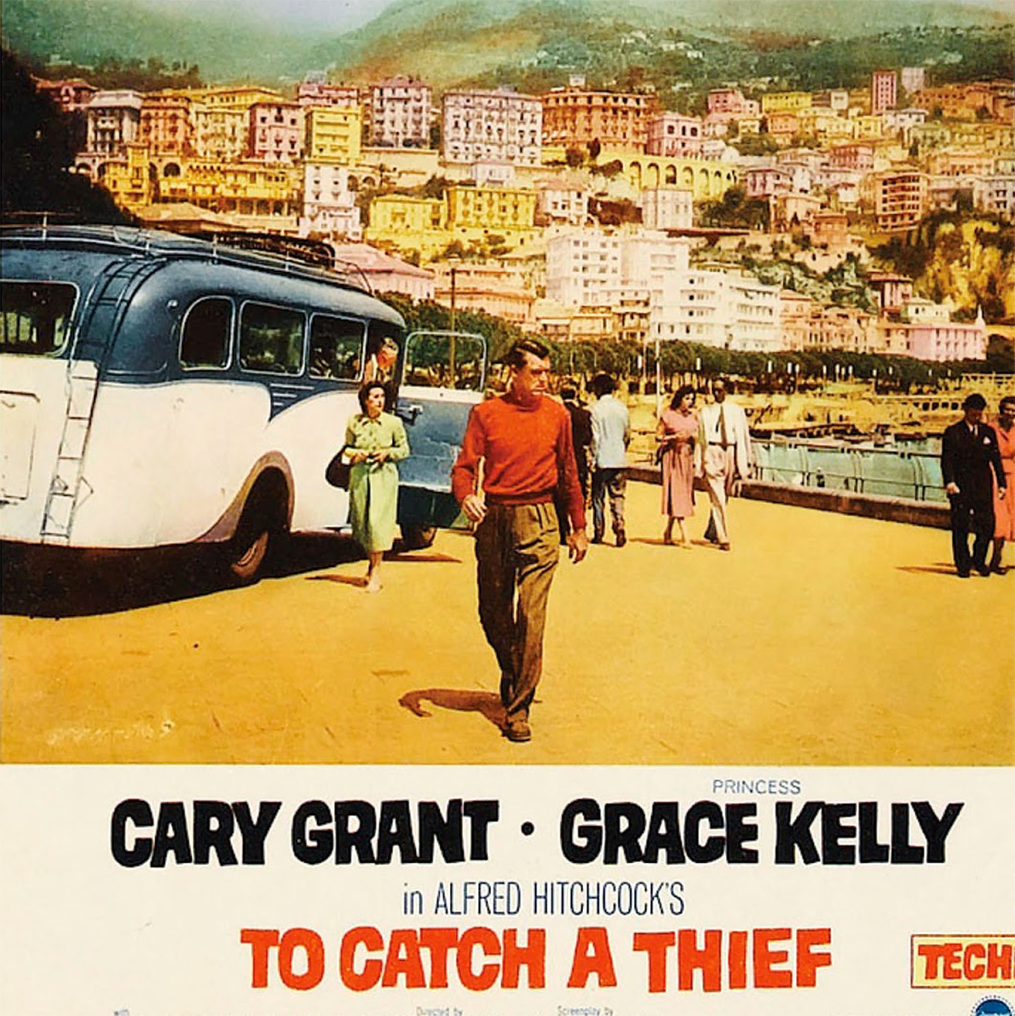 Celluloid Cloth Carey Grant To Catch A Thief