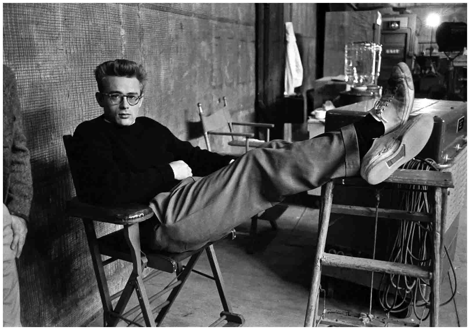 James Dean Feet Up 1955 Photo Phil Stern Web