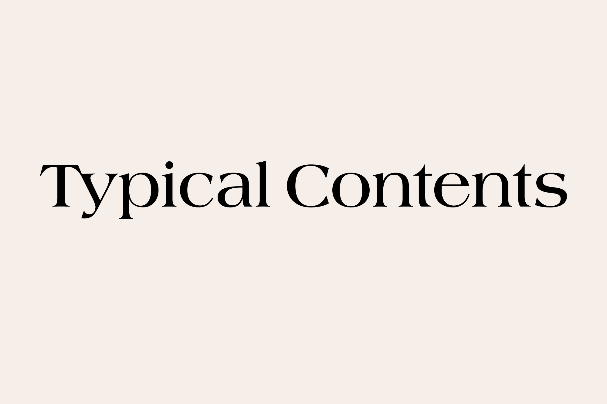 Typical Contents Best Clothing Review